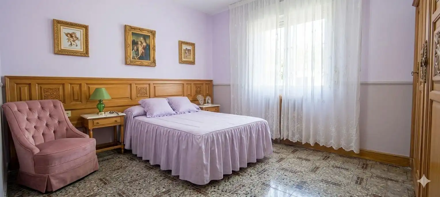 Schlafzimmer von Haus oder Chalet zum Verkauf in Moralzarzal mit Heizung, Privatgarten und Terrasse