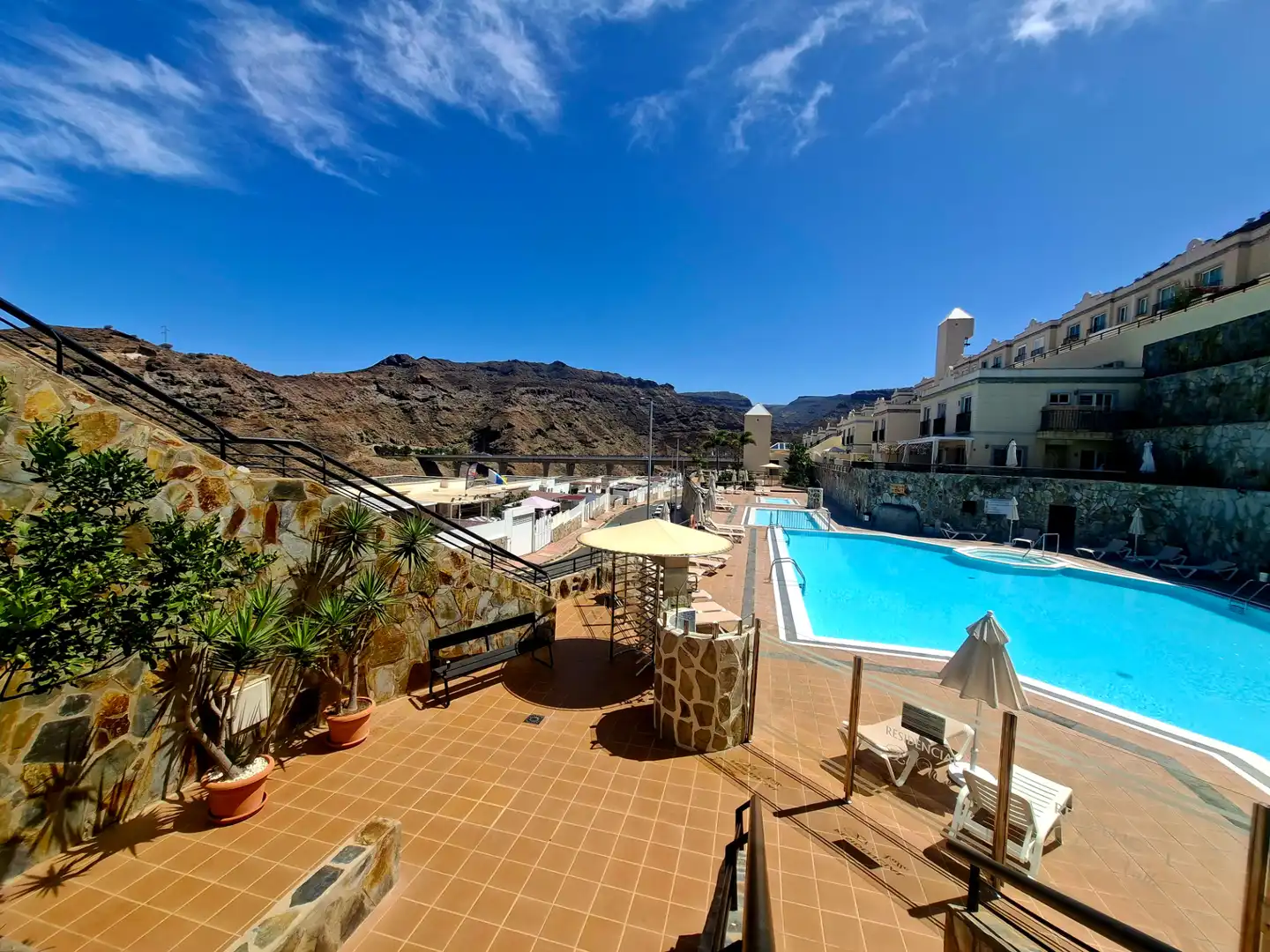 Exterior view of Duplexes for rent in Mogán  with Community pool