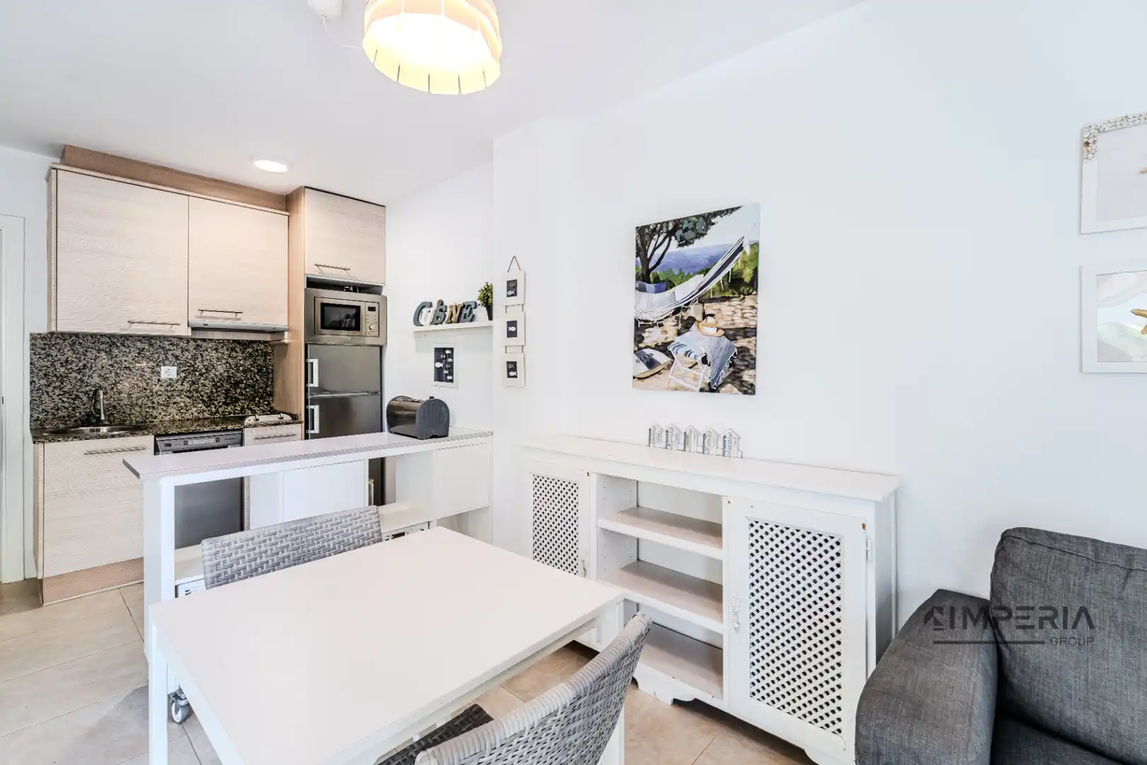 Esszimmer von Wohnung zum Verkauf in L'Ametlla de Mar  mit Klimaanlage, Heizung und Terrasse