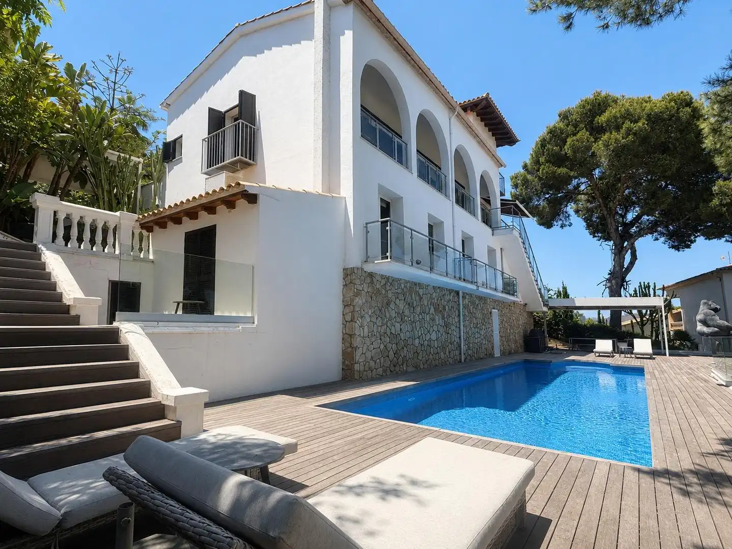 Exterior view of Houses for sale in Calvià  with Air Conditioner, Heating and Private garden