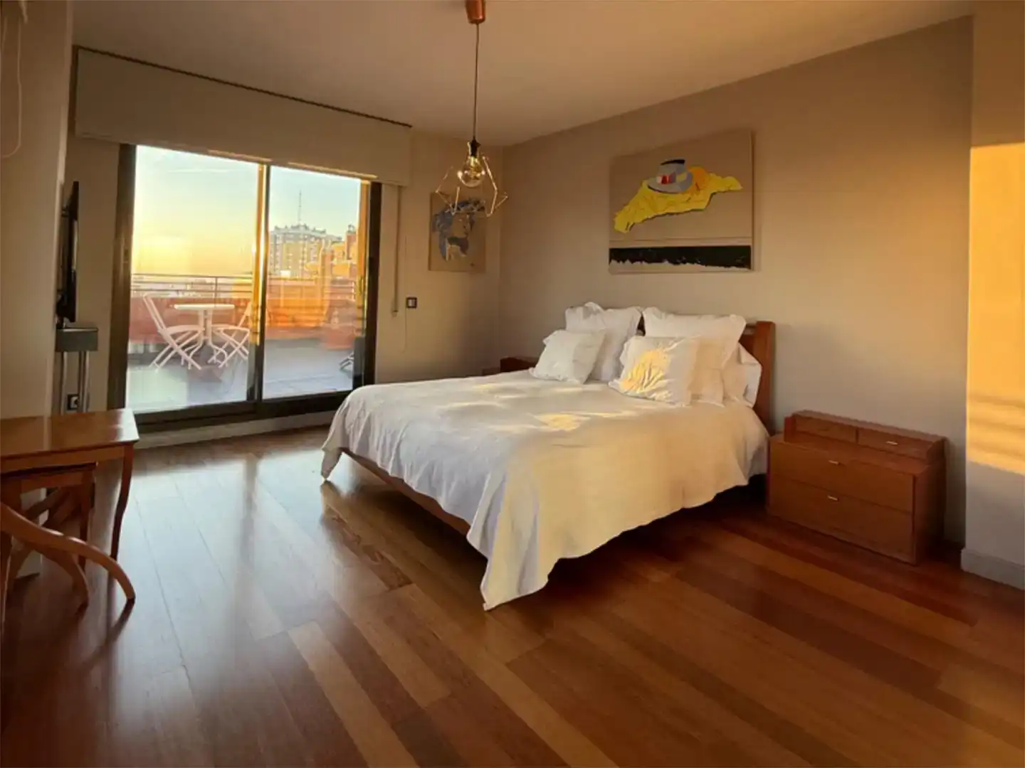 Schlafzimmer von Wohnung zum Verkauf in  Madrid Capital mit Klimaanlage und Schwimmbad
