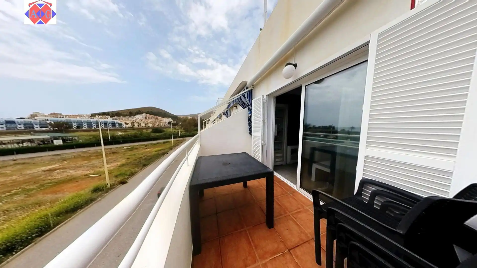 Terrasse von Dachboden zum Verkauf in Lújar mit Klimaanlage, Terrasse und Möbliert
