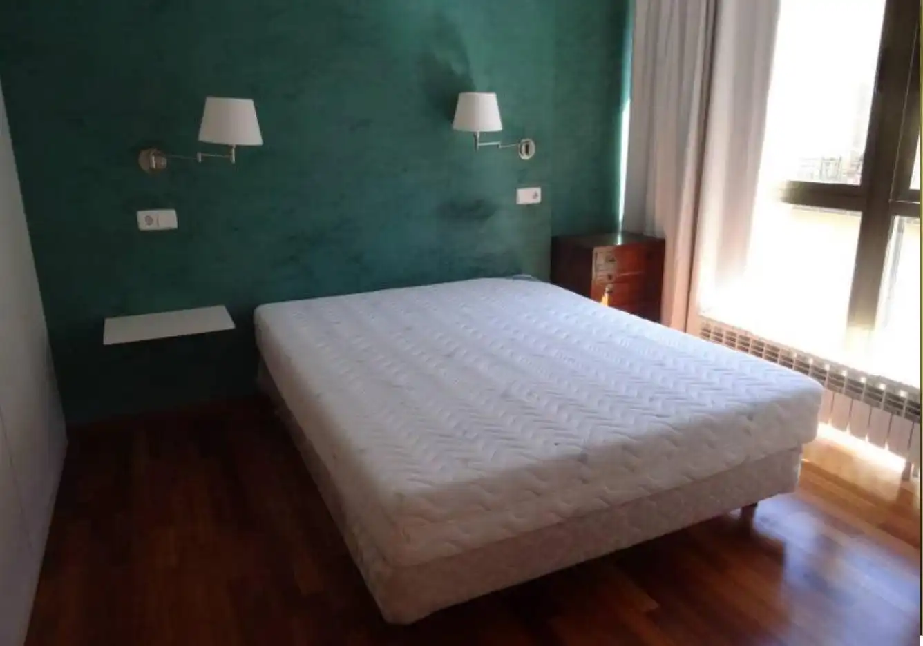 Bedroom of Flat for rent in  Palma de Mallorca  with Air Conditioner, Parquet flooring and Balcony