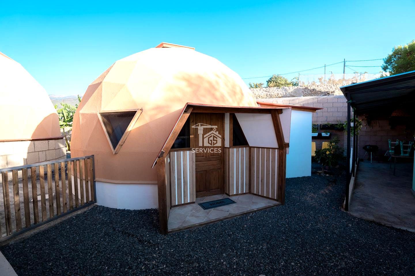 Vista exterior de Estudi de lloguer en Granadilla de Abona amb Aire condicionat, Calefacció i Jardí privat