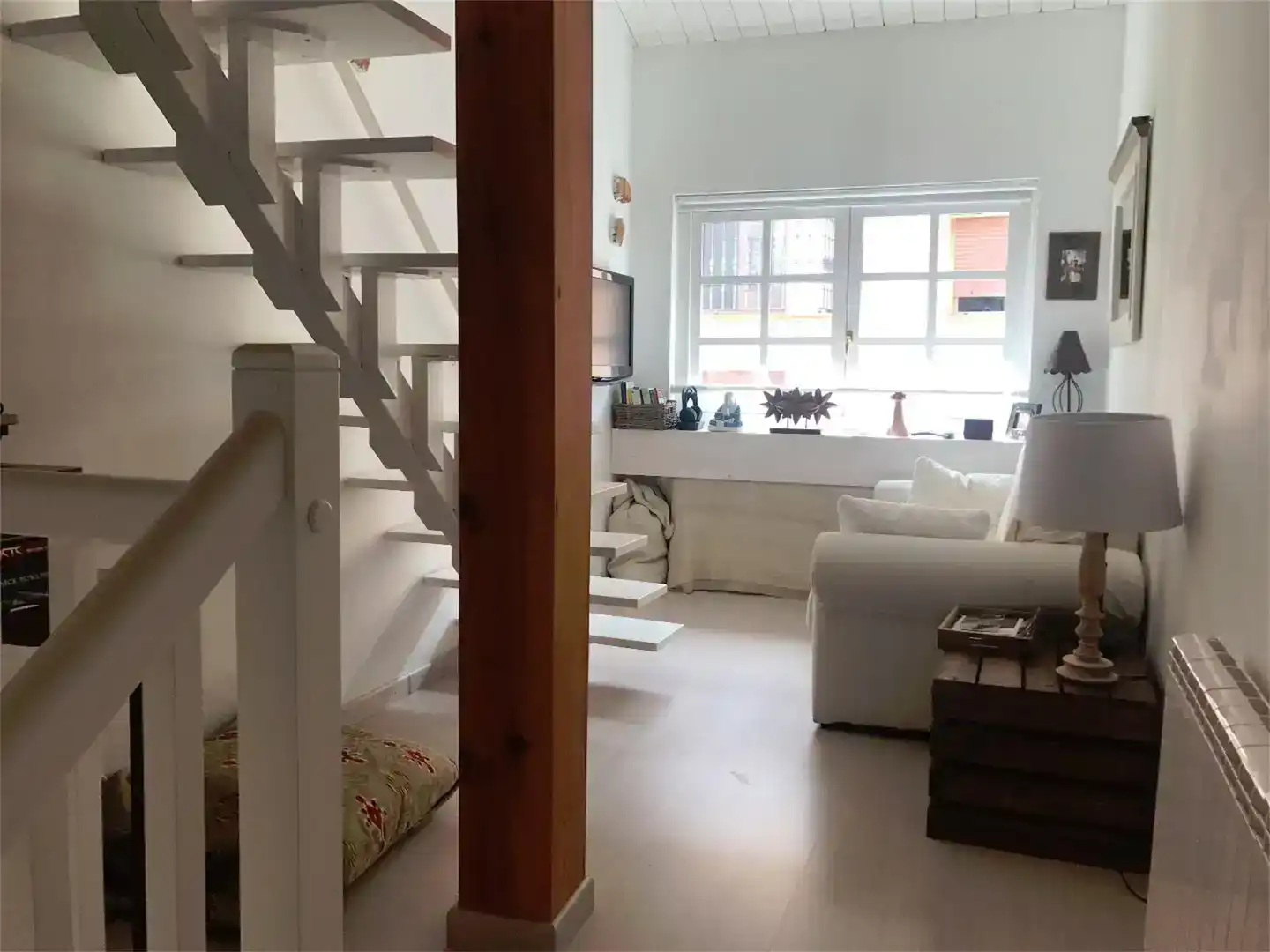 Sala d'estar de Pis en venda en Graus amb Aire condicionat, Parquet i Moblat