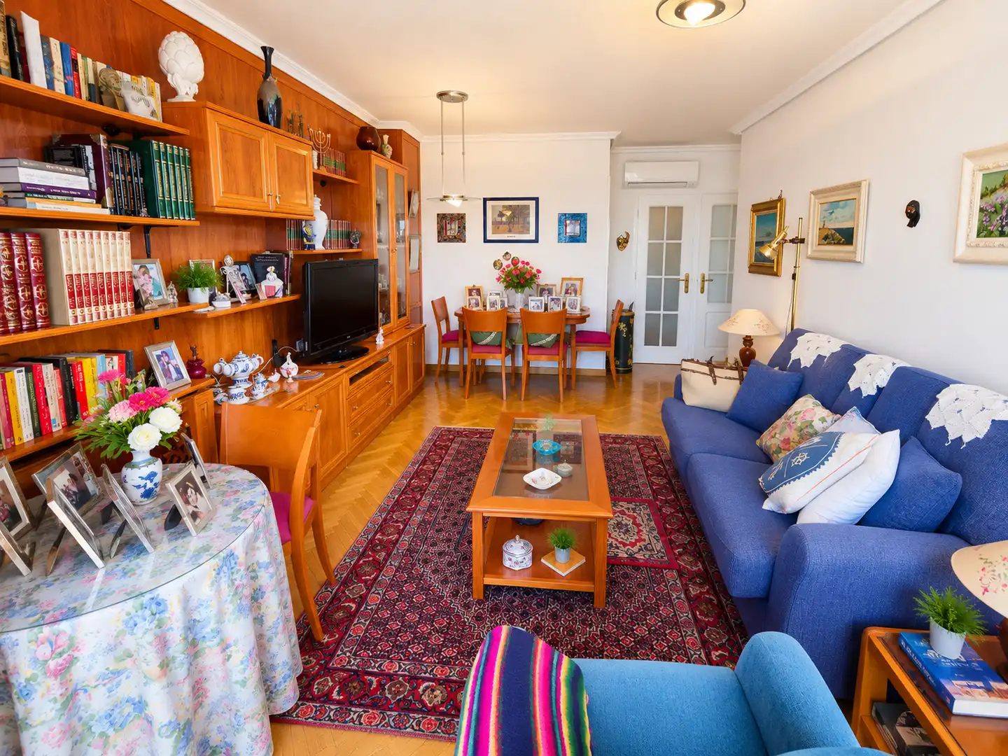 Sala de estar de Piso en venta en Madrid con Aire acondicionado, Terraza y Piscina