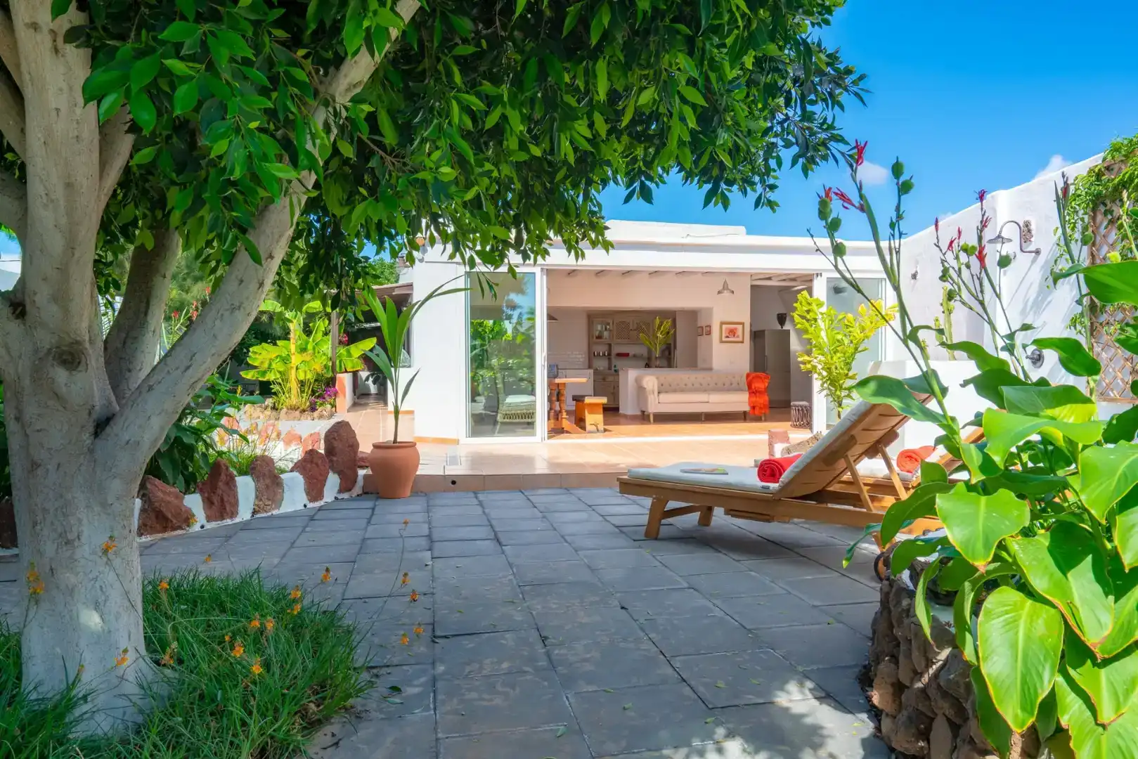 Terraza de Finca rústica en venta en Teguise con Jardín privado, Horno y Lavadora