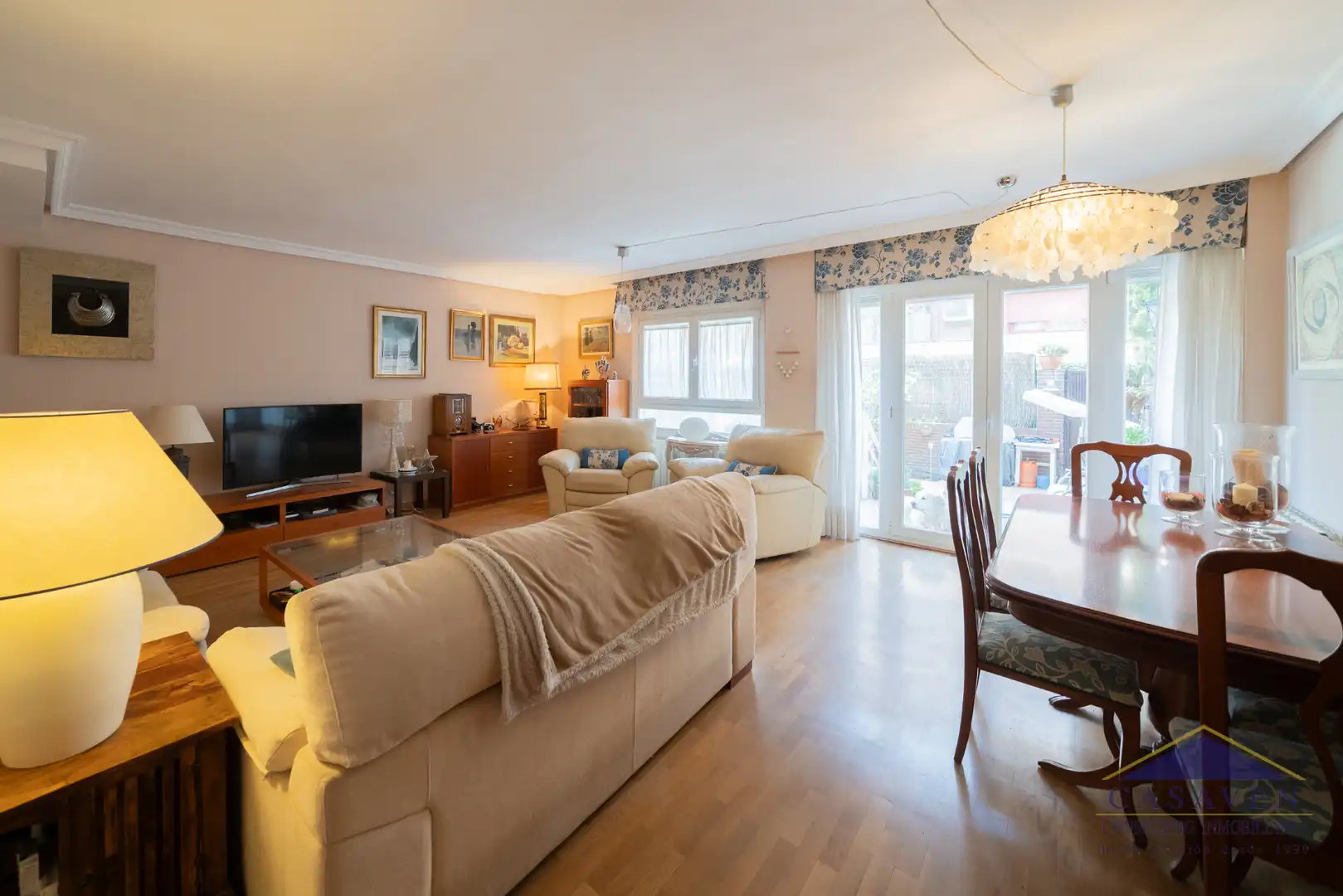 Living room of Houses for sale in Las Rozas de Madrid  with Heating, Private garden and Terrace