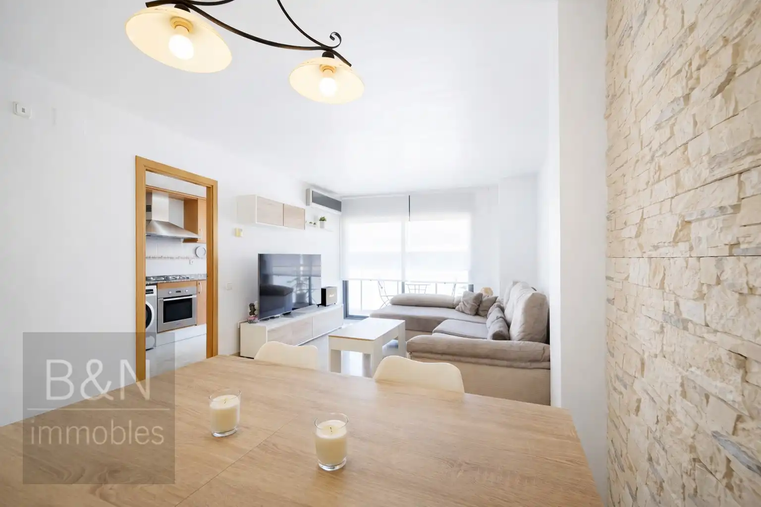 Sala de estar de Dúplex en venta en Terrassa con Aire acondicionado, Calefacción y Terraza