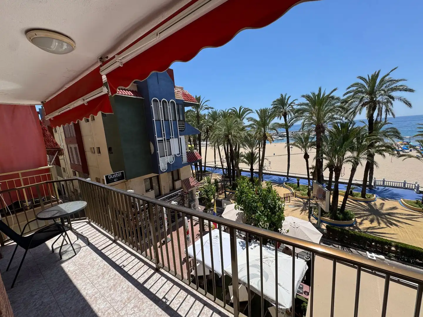 Terraza de Piso de alquiler en Benidorm con Aire acondicionado, Terraza y Amueblado