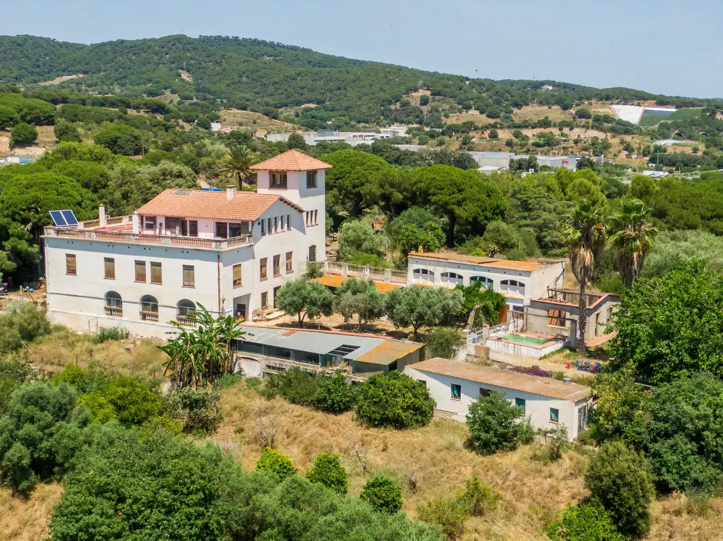 Vista exterior de Finca rústica en venta en Arenys de Mar con Jardín privado