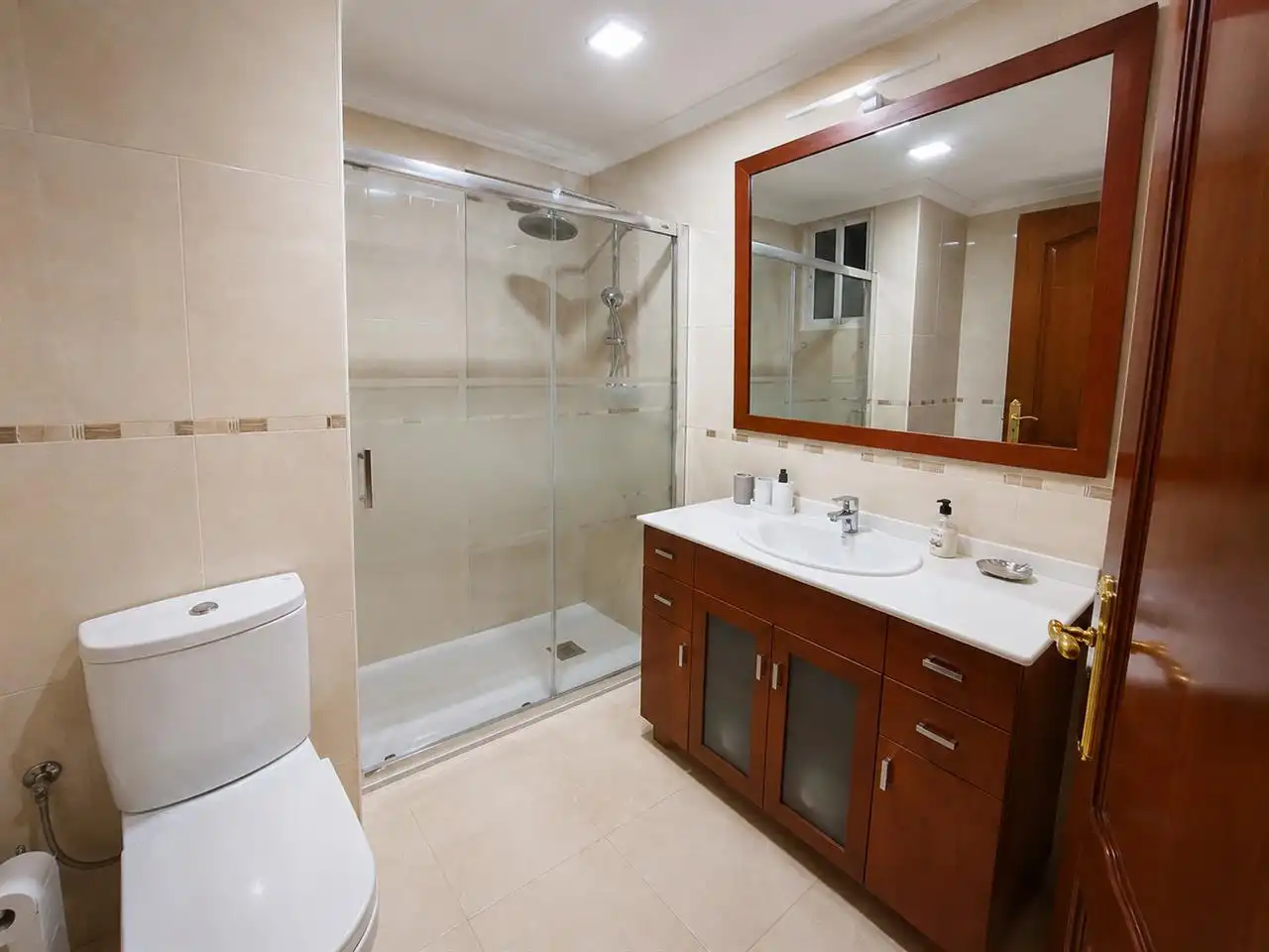 Bathroom of Flat for rent in Málaga  with Furnished
