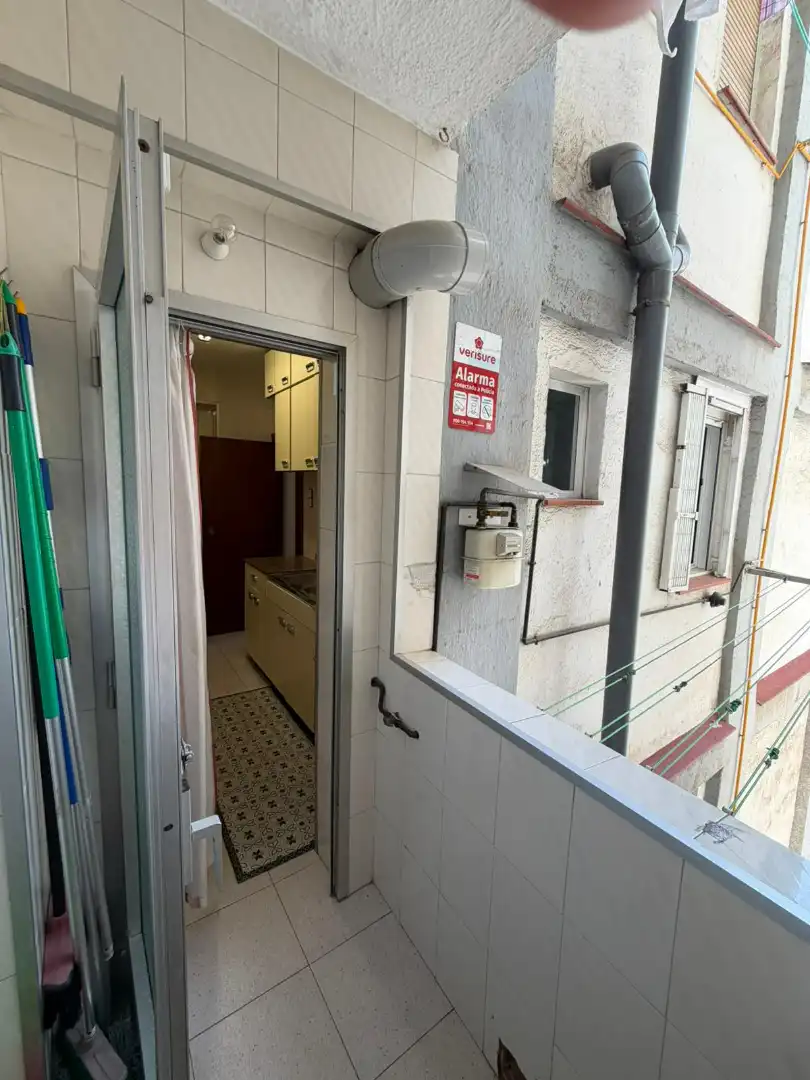 Balcony of Flat for sale in Cornellà de Llobregat  with Air Conditioner and Furnished