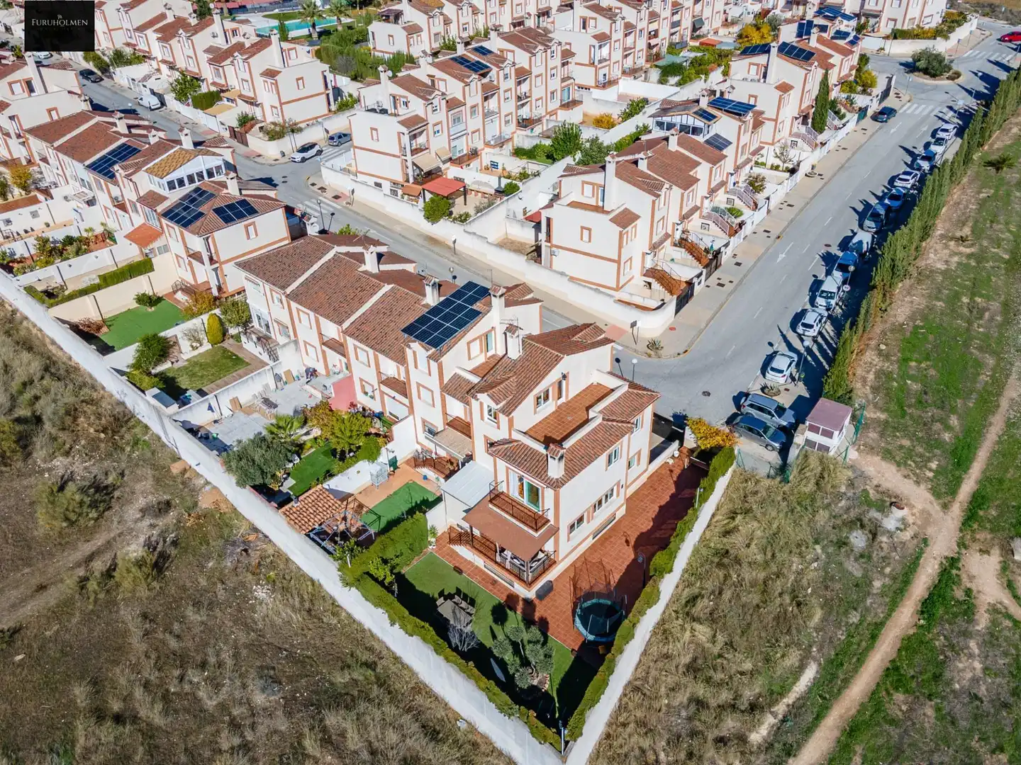 Exterior view of Houses for sale in Atarfe  with Air Conditioner, Heating and Private garden