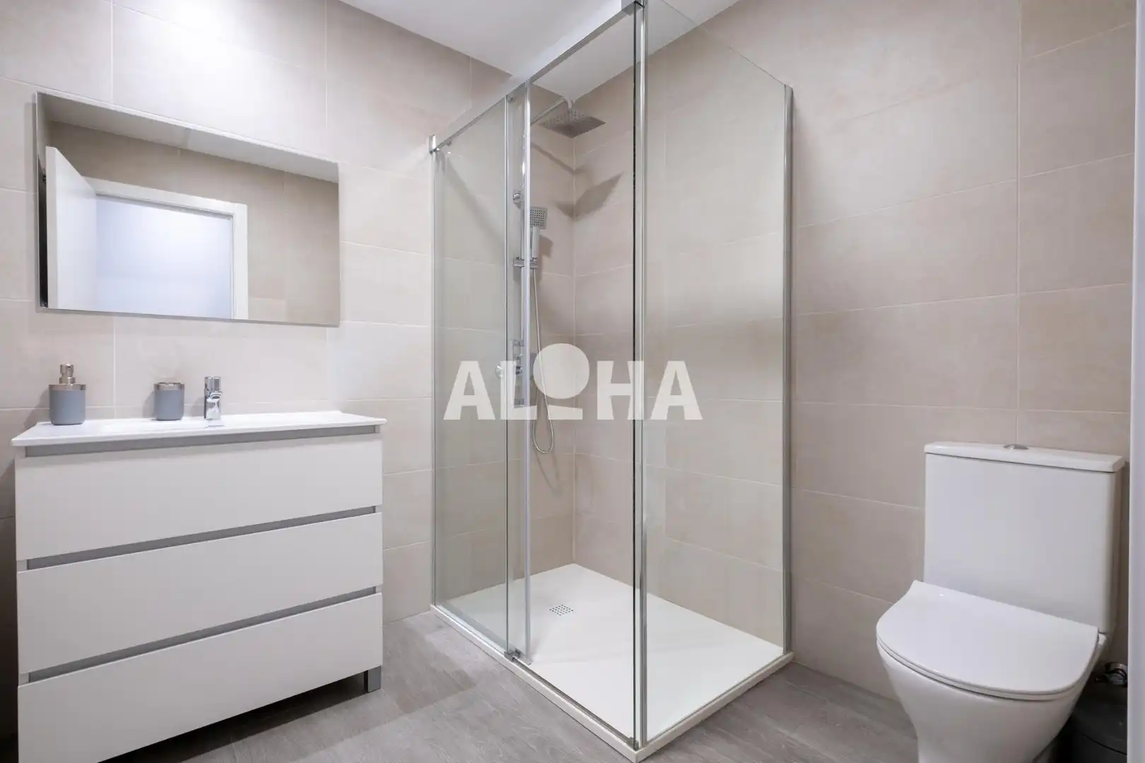 Bathroom of Apartments for rent in Moncada  with Air Conditioner, Terrace and Furnished