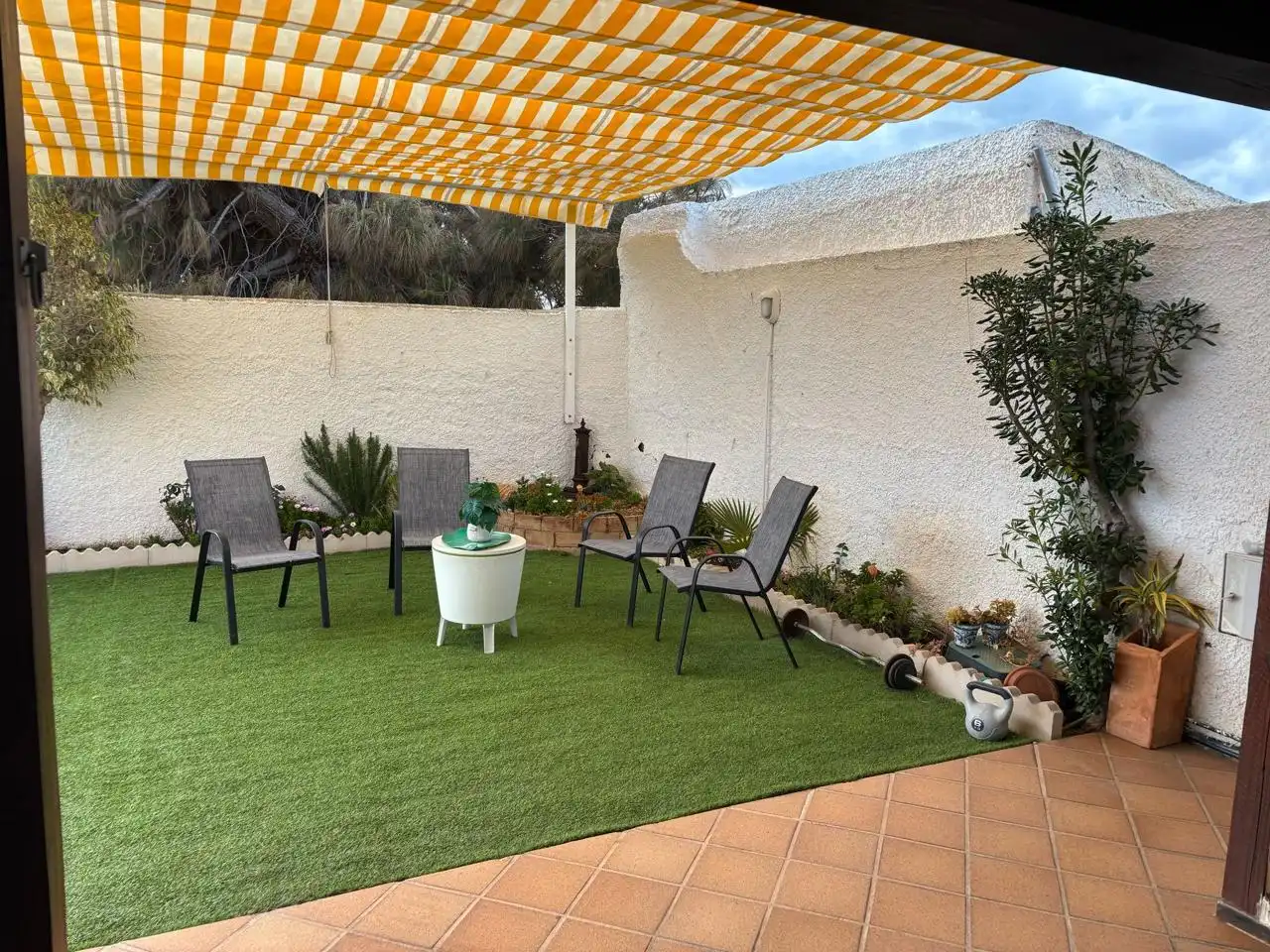 Terraza de Casa o chalet en venta en La Manga del Mar Menor con Aire acondicionado, Calefacción y Jardín privado
