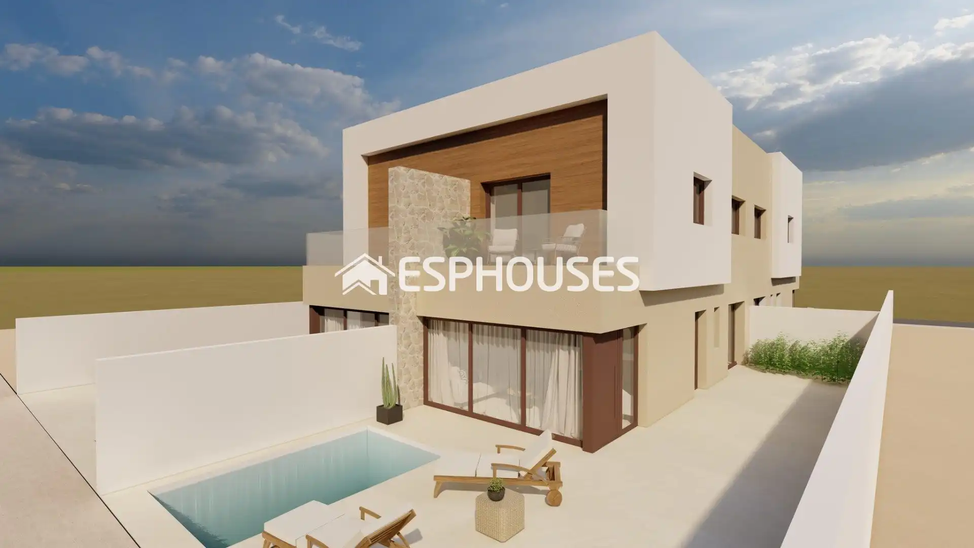 Casa a schiera con terrazza in vendita a Santiago de la Ribera