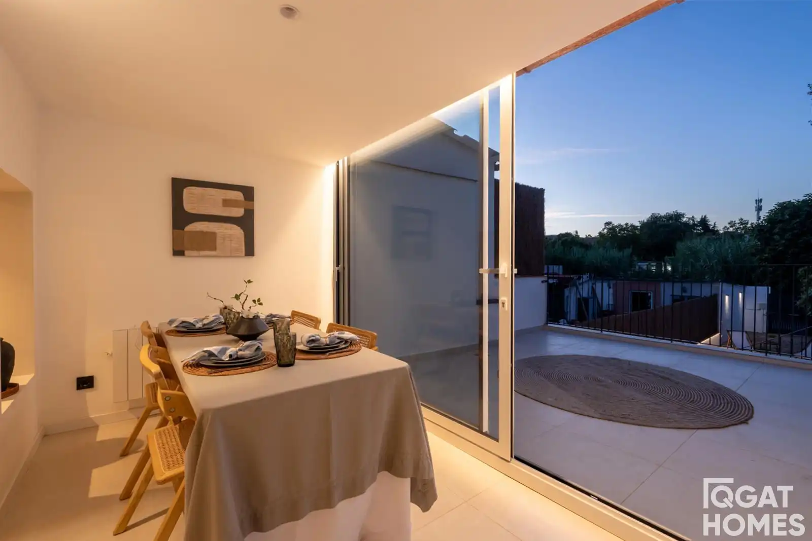 Terraza de Casa adosada en venta en Sant Cugat del Vallès con Aire acondicionado, Calefacción y Terraza
