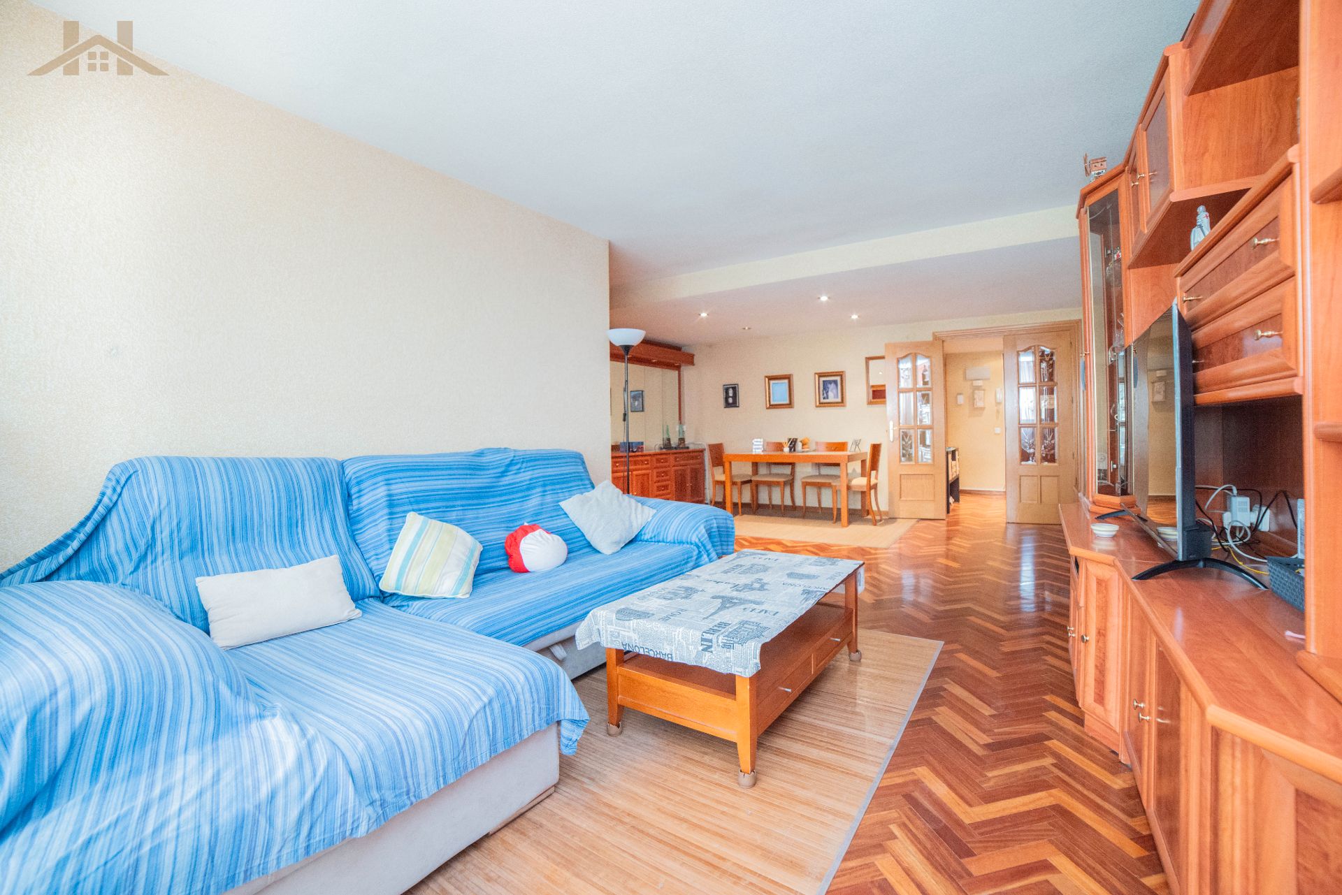 Sala d'estar de Pis en venda en Móstoles amb Terrassa, Moblat i Alarma