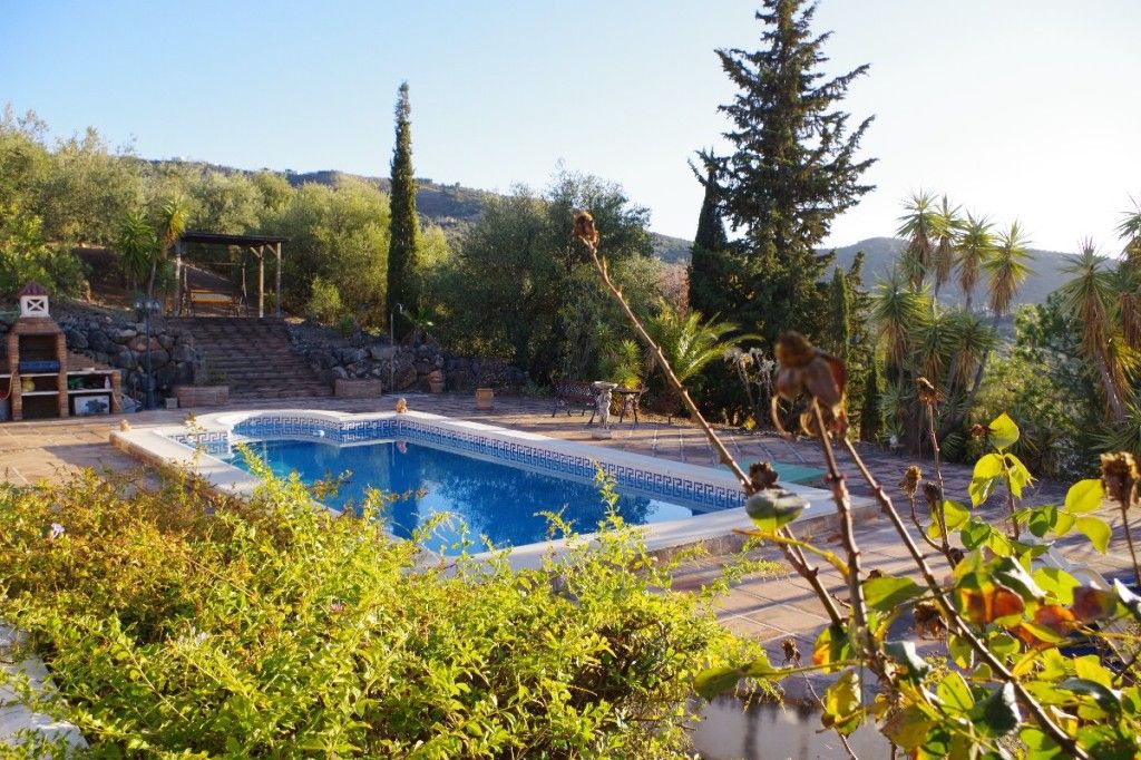 Piscina de Finca rústica en venta en Alcaucín con Aire acondicionado, Jardín privado y Terraza