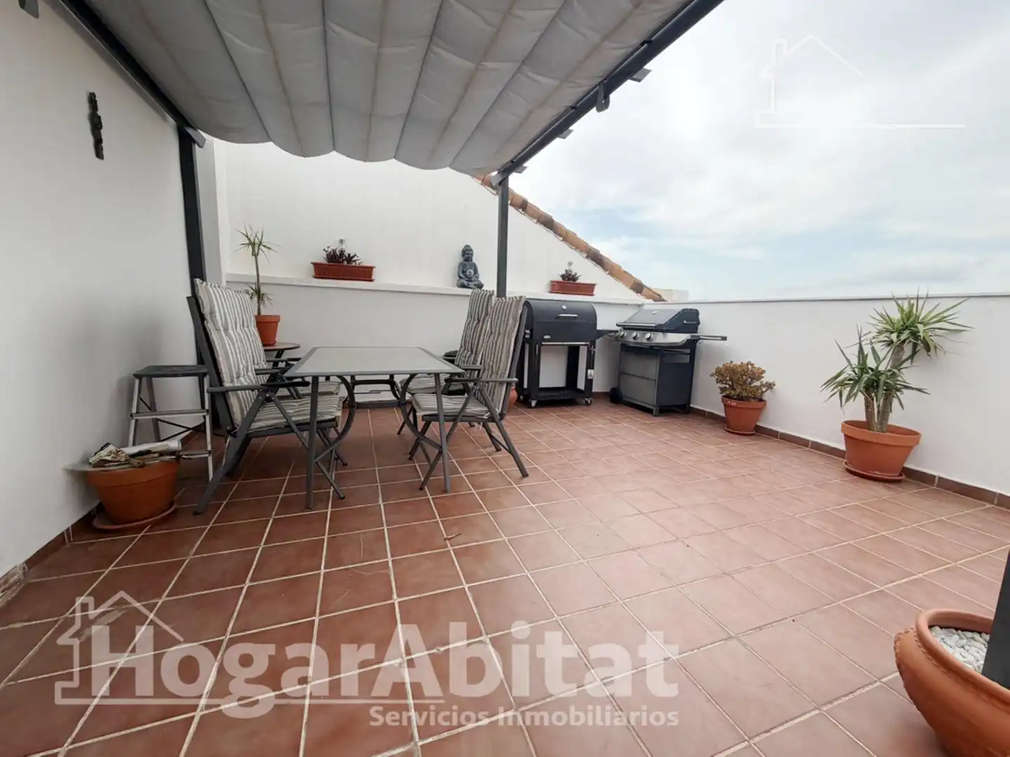 Terrasse von Dachboden zum Verkauf in Vilamarxant mit Klimaanlage und Terrasse