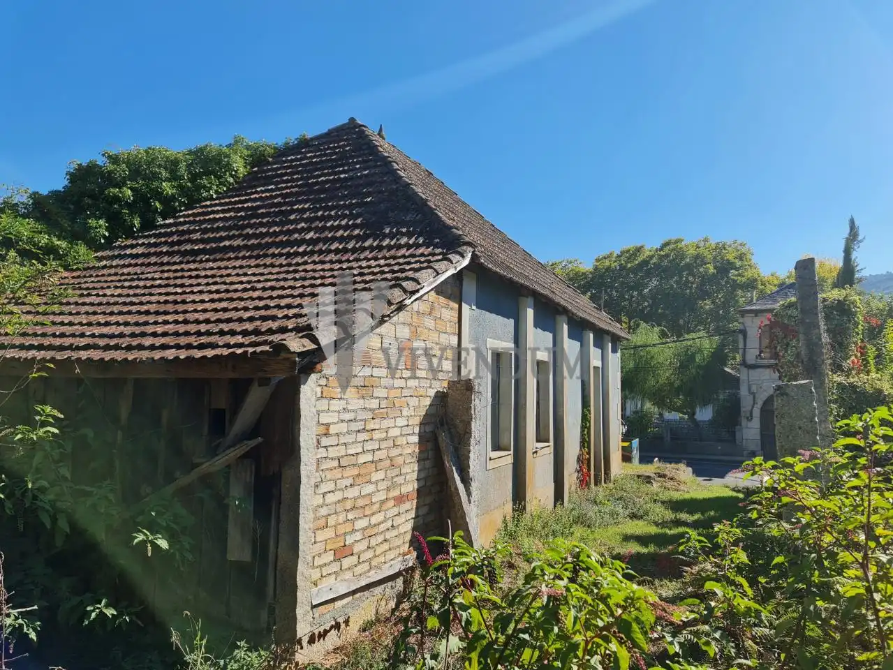 Vista exterior de Casa o chalet en venta en Leiro con Jardín privado