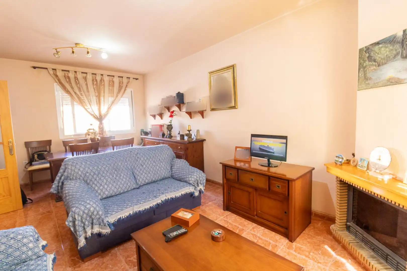Living room of Houses for sale in Pechina  with Air Conditioner, Terrace and Balcony