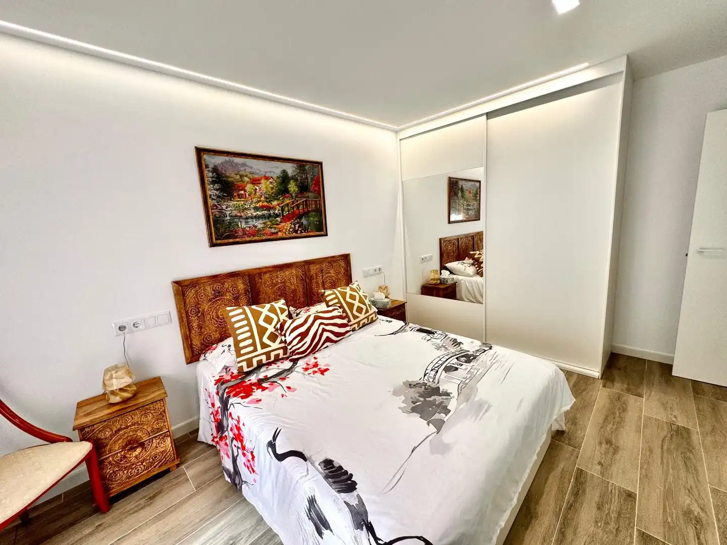 Dormitori de Casa o xalet de lloguer en Alicante / Alacant amb Aire condicionat, Terrassa i Moblat