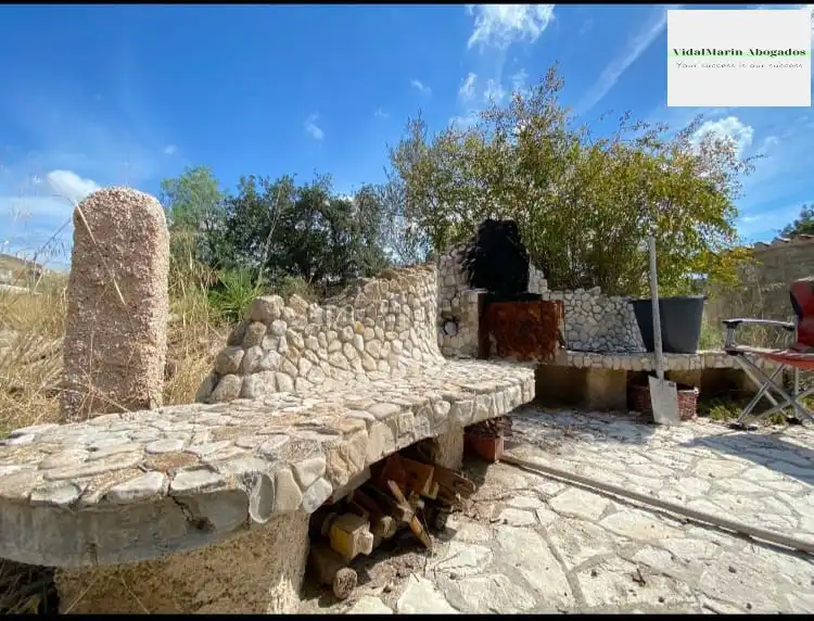 Terrassa de Casa o xalet en venda en Mutxamel amb Aire condicionat, Jardí privat i Forn