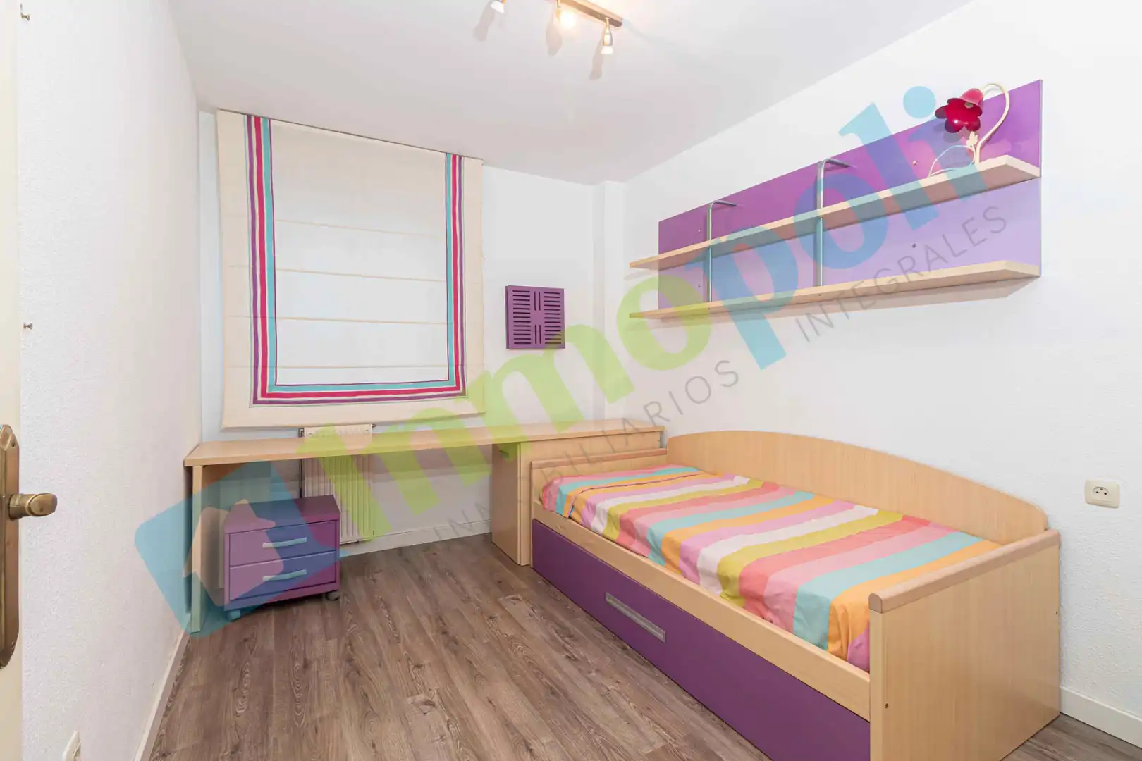 Schlafzimmer von Wohnung zum Verkauf in Badajoz mit Klimaanlage, Heizung und Privatgarten