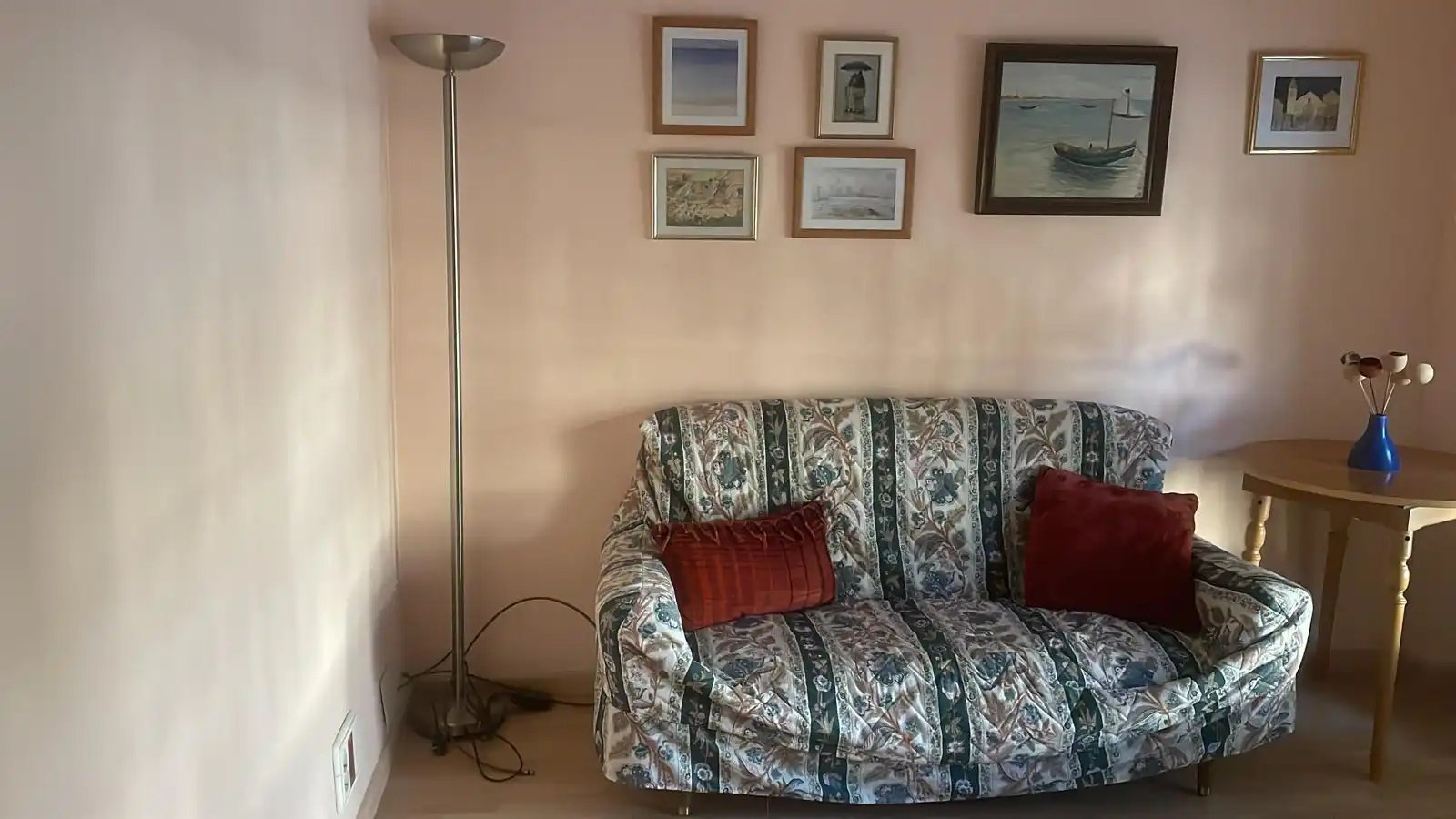 Sala de estar de Piso de alquiler en Alicante / Alacant con Aire acondicionado, Amueblado y Balcón