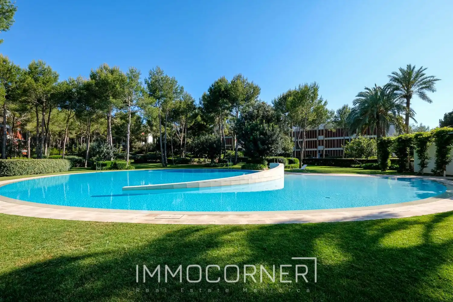 Swimming pool of Attic for rent in Calvià  with Air Conditioner, Private garden and Terrace