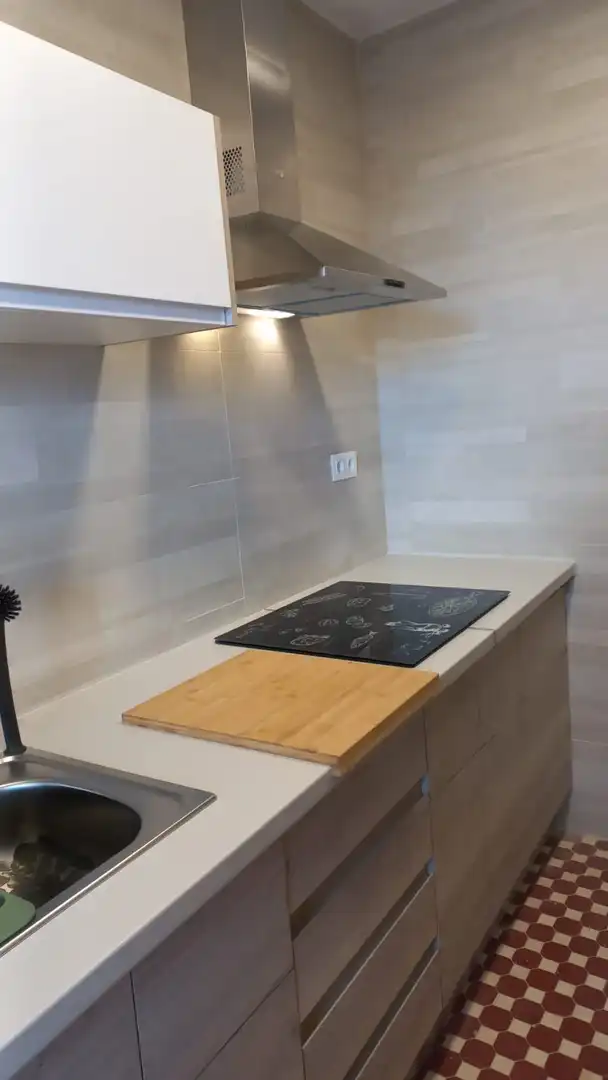 Cocina de Apartamento de alquiler en Benassal con Amueblado, Horno y Microondas