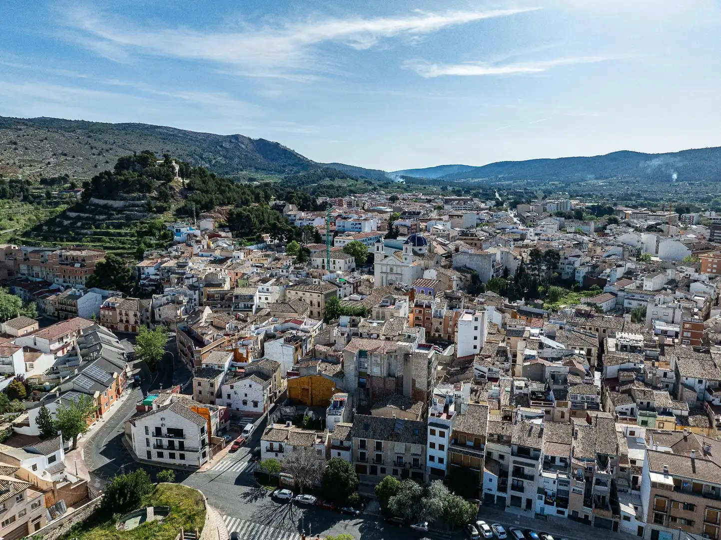 Vista exterior de Casa adosada en venta en Ibi