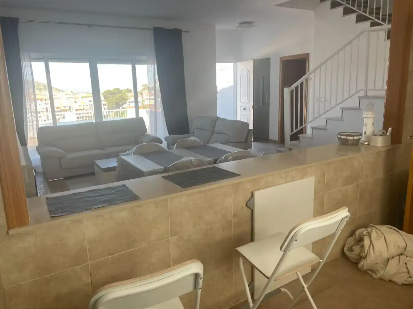 Sala de estar de Piso en venta en Cullera con Aire acondicionado, Piscina y Balcón