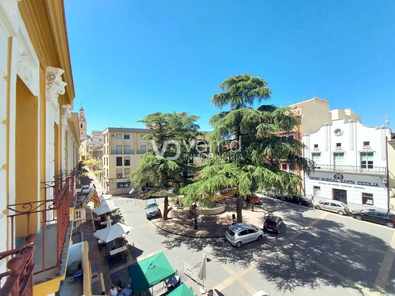 Vista exterior de Piso en venta en Enguera con Terraza, Trastero y Balcón
