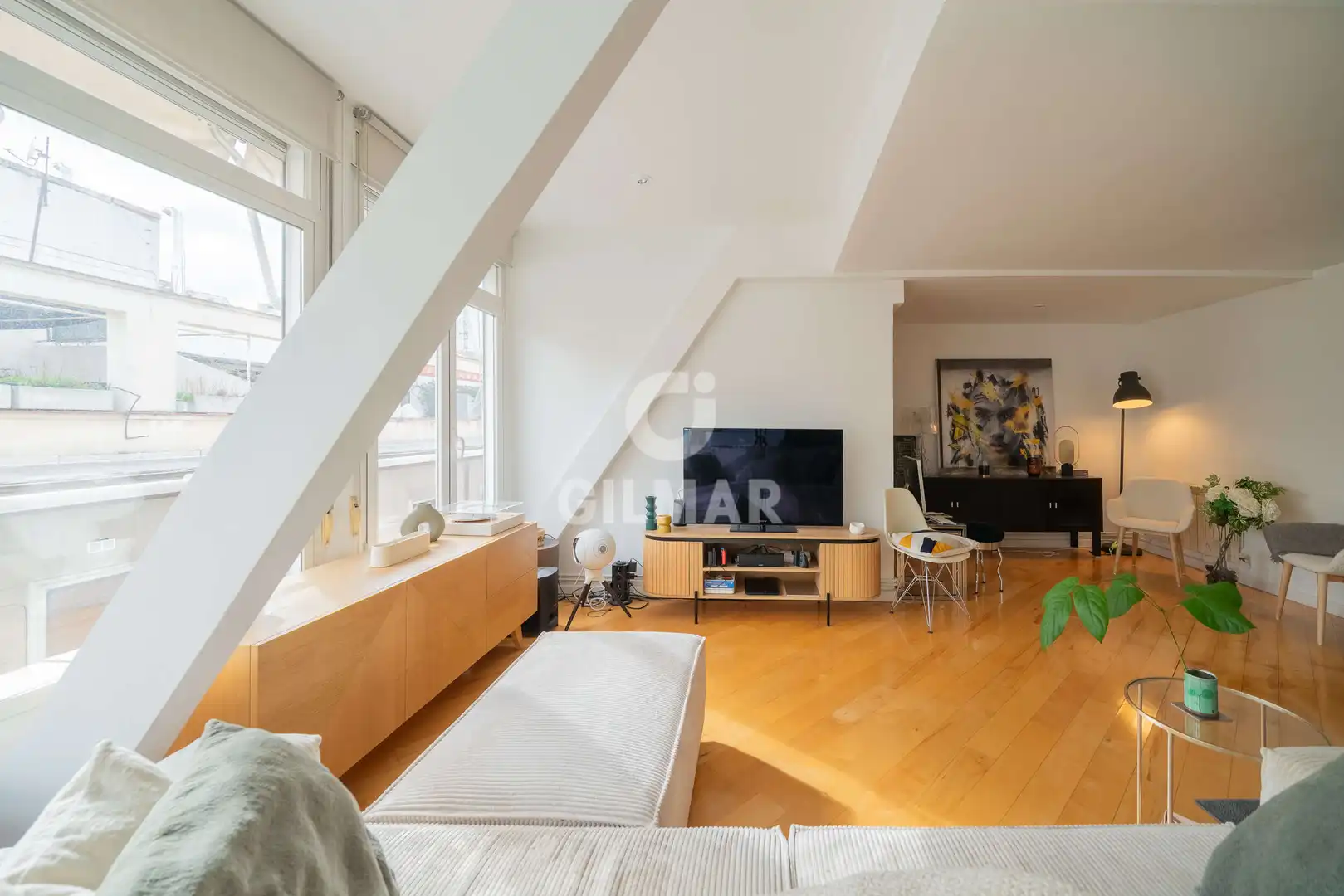Sala d'estar de Àtic en venda en Madrid amb Calefacció