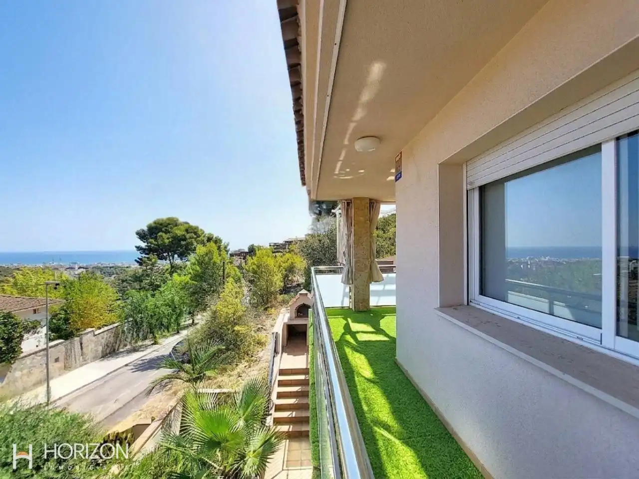 Terraza de Casa adosada en venta en Calafell con Aire acondicionado, Calefacción y Jardín privado