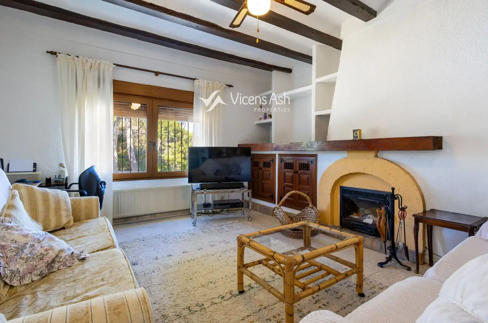 Living room of Houses for sale in Jávea / Xàbia  with Air Conditioner, Heating and Terrace