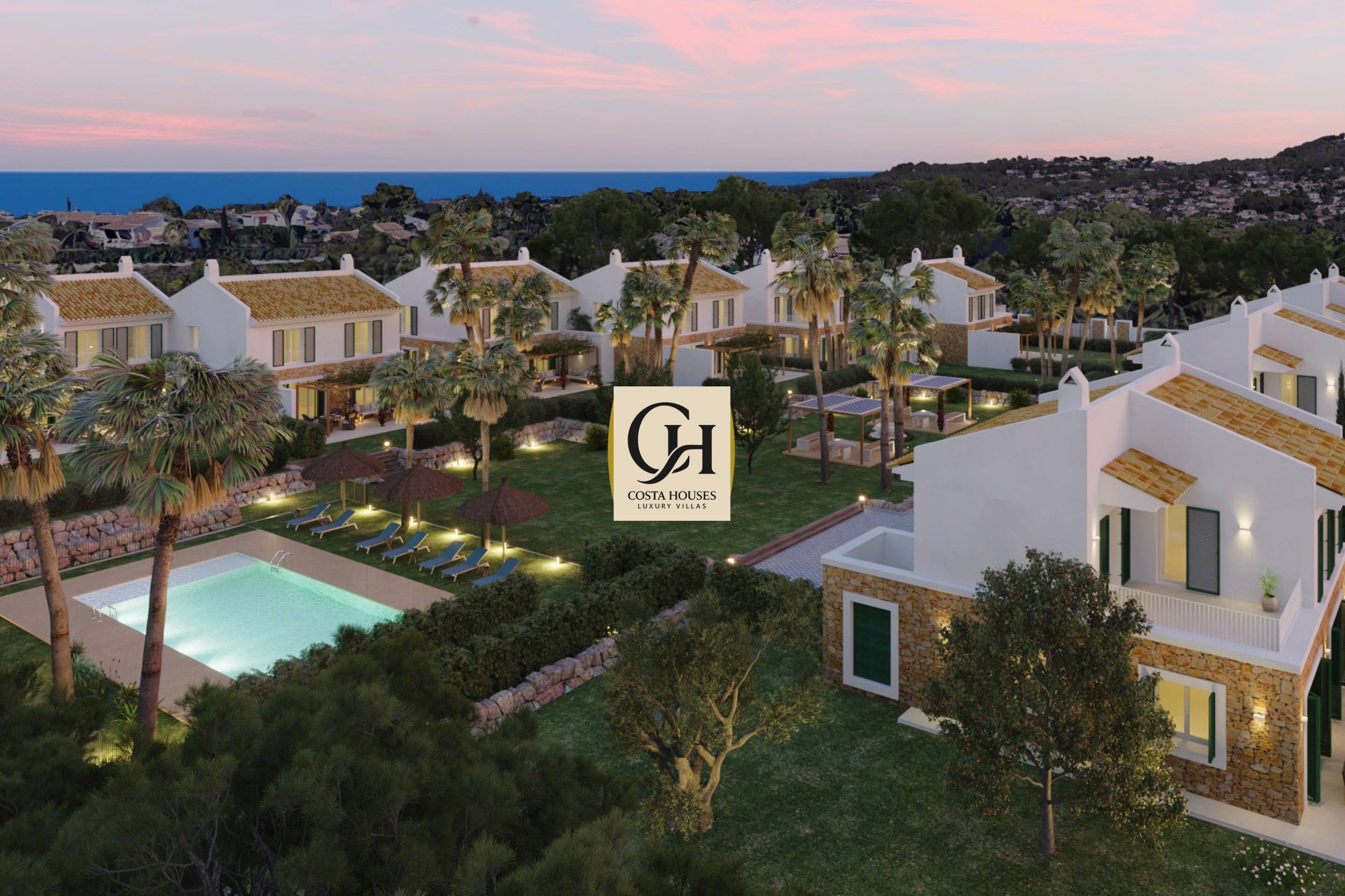 Jardí de Casa adosada en venda en Jávea / Xàbia amb Aire condicionat, Jardí privat i Terrassa