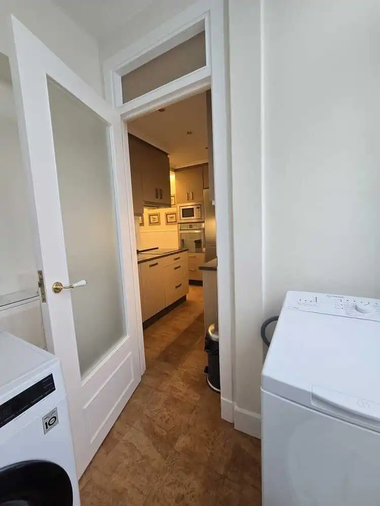 Kitchen of Flat for sale in Ferrol  with Heating, Terrace and Storage room