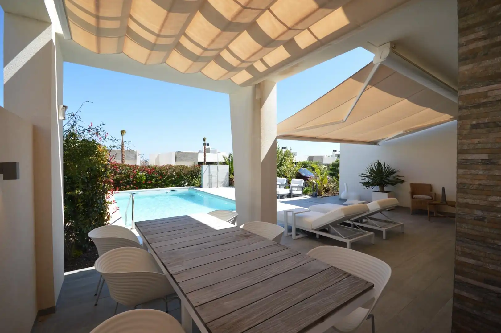 Terraza de Casa o chalet en venta en Algorfa con Aire acondicionado, Calefacción y Jardín privado