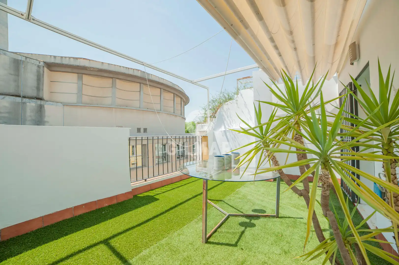 Terrasse von Maisonette zur Miete in Sevilla mit Heizung, Möbliert und Balkon