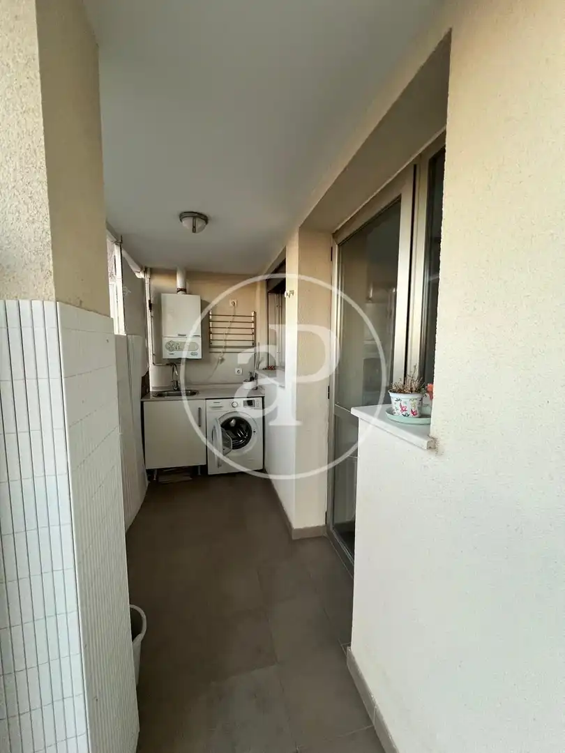 Balcony of Flat for rent in Valencia  with Air Conditioner, Terrace and Furnished