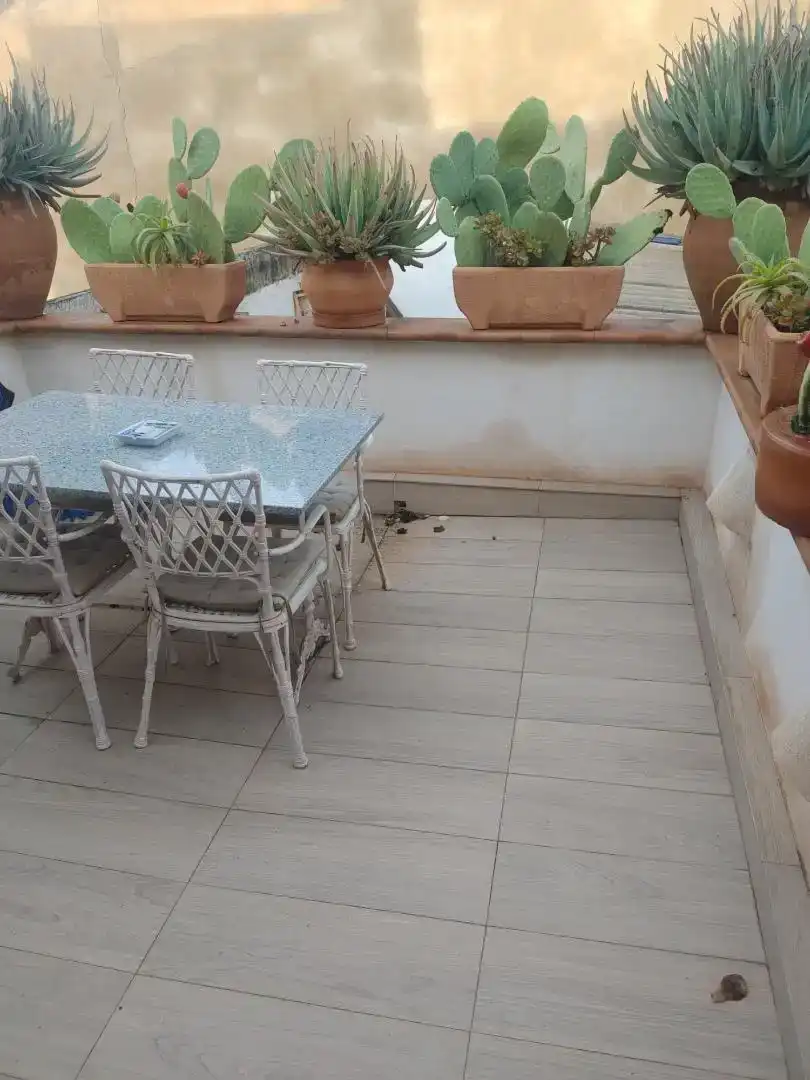Terrassa de Loft de lloguer en  Palma de Mallorca amb Parquet, Moblat i Forn