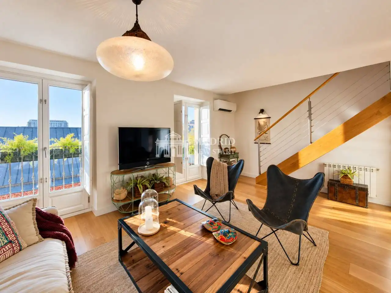 Duplex con terrazza in affitto a Calle Conde Duque, imagen 2