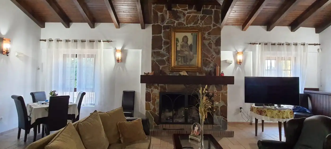 Sala de estar de Casa o chalet en venta en San Roque con Jardín privado, Terraza y Piscina