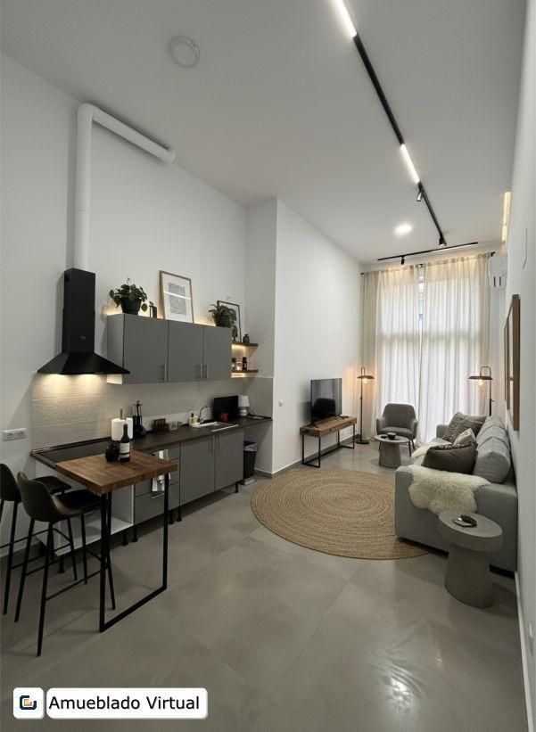 Sala d'estar de Pis en venda en Alicante / Alacant amb Moblat