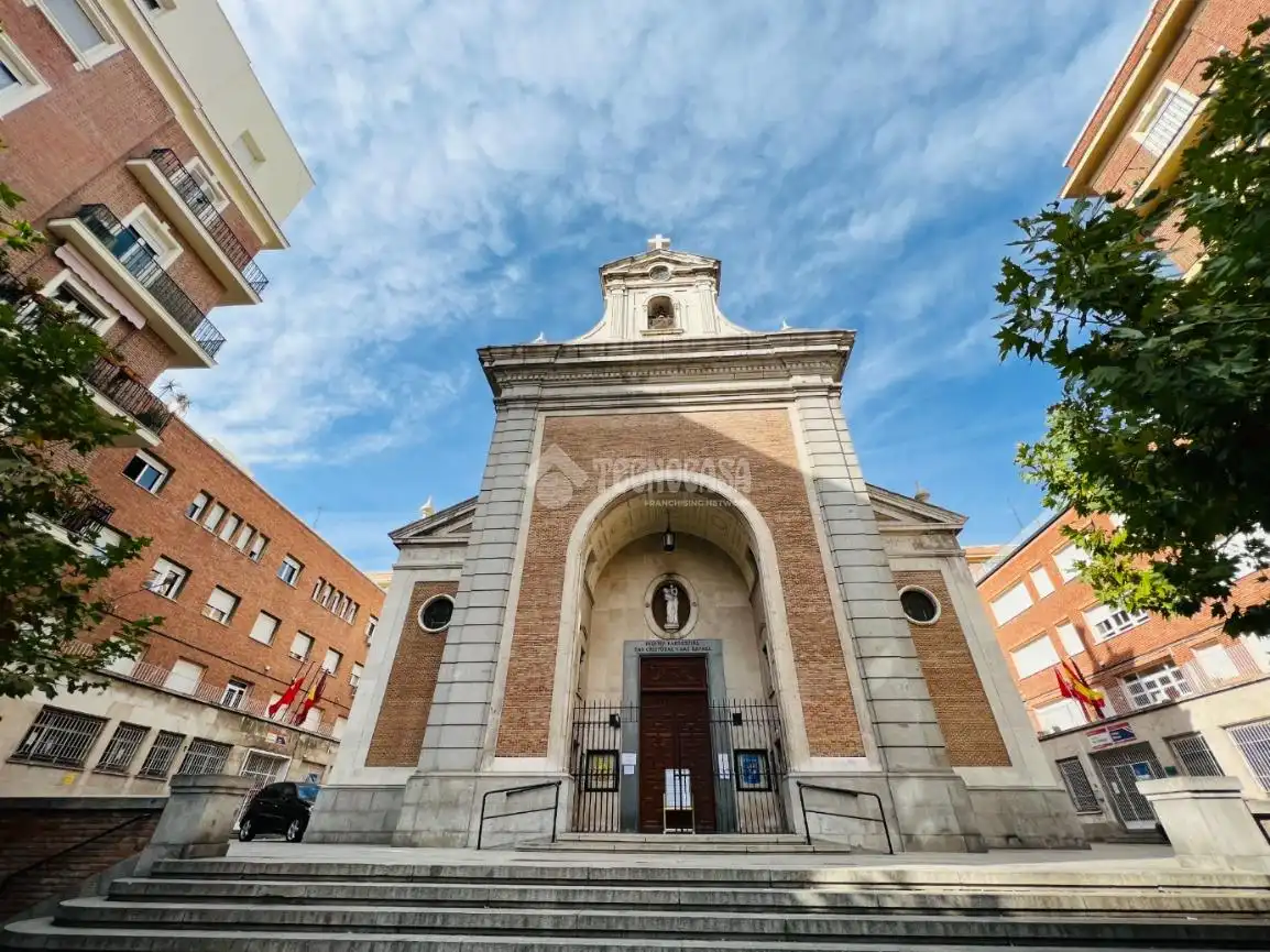 Exterior view of Flat for sale in Madrid  with Air Conditioner, Heating and Parquet flooring