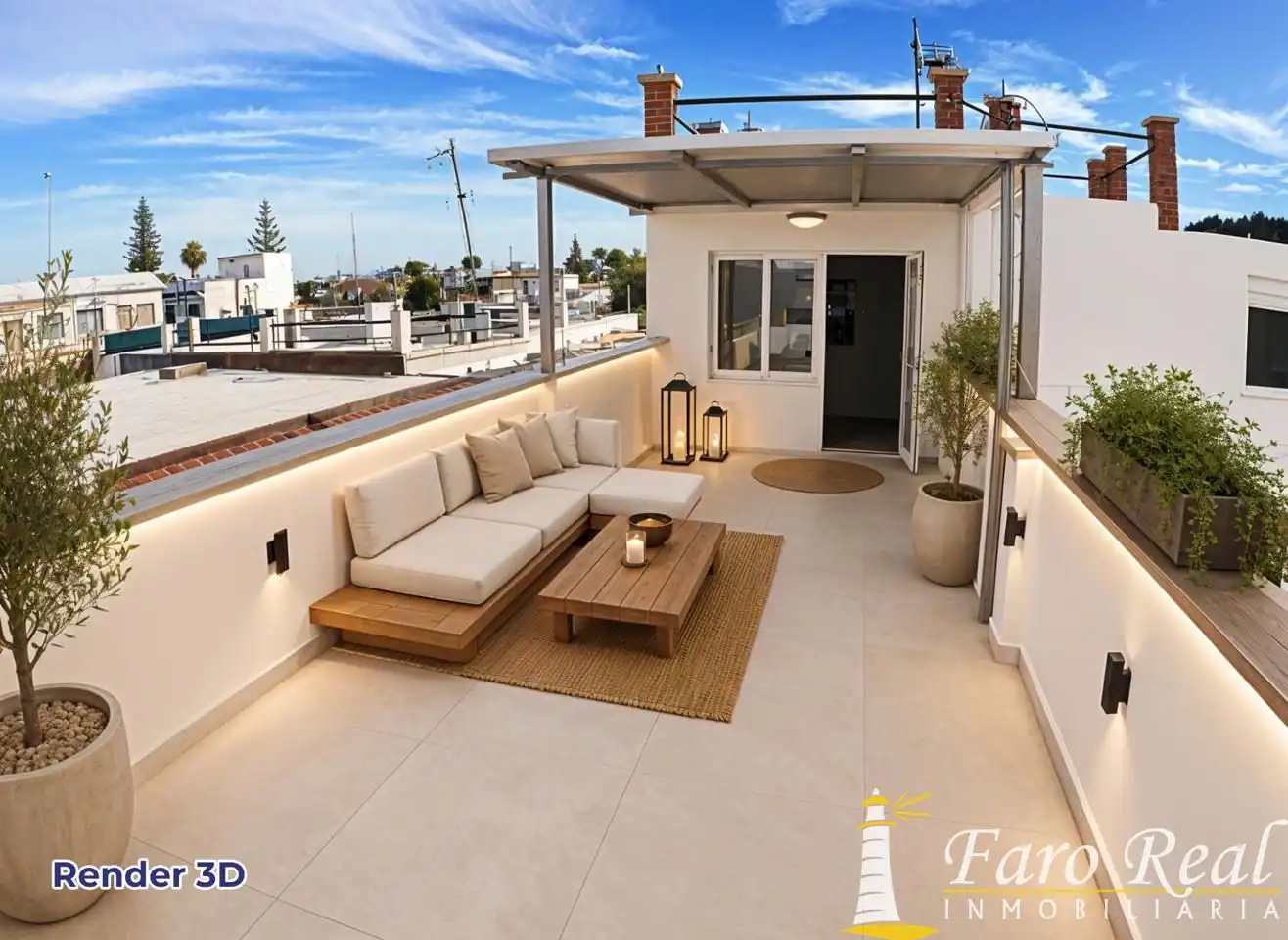 Terraza de Casa o chalet en venta en Chipiona con Aire acondicionado, Calefacción y Jardín privado